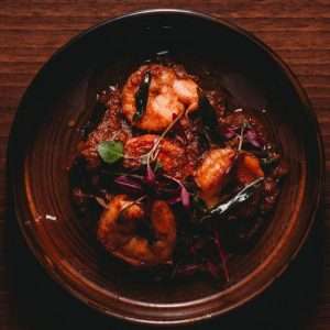 GLASGOW Murphys Pakora Bar Achari prawns