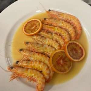 Chapel Market Prawns and Orange
