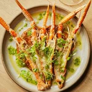 NOTTINGHILL Akub Gaza, prawns are cooked in a tomato sauce, rich in dill